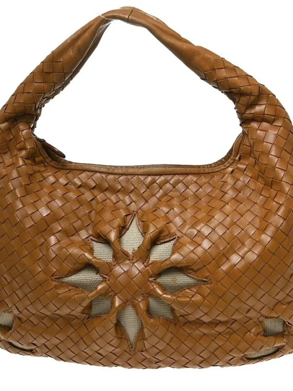 Bottega Veneta Brown Intrecciato Hobo Handbag